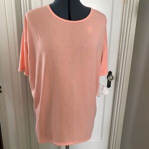 Lularoe peach xs Irma shirt